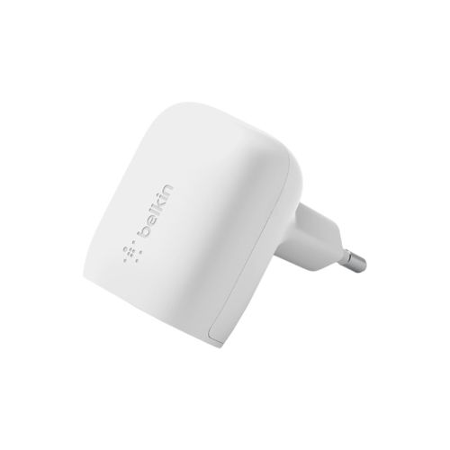 شاحن حائط بيلكن سريع USB-C قدرة 20 وات PD و PPS  أبيض