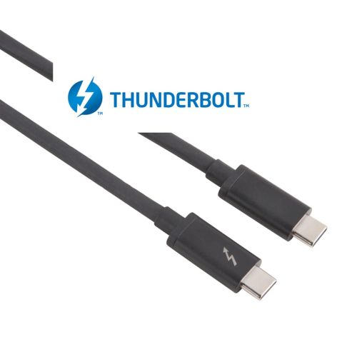 كابل هاما Thunderbolt™3 USB-C 40 Gbps 5A 100W Ultra-HD 5K بطول 0.5متر أسود HAMA135708