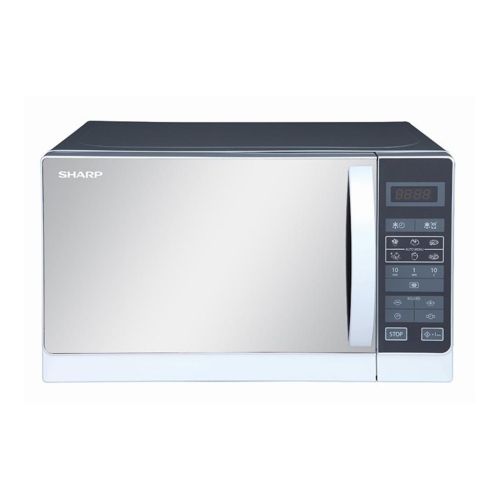 ميكروويف شارب سولو 20 لتر 800 وات 6 قوائم سيلفر R-20MR(S)