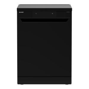 غسالة أطباق شارب 15 فرد 60 سم انفرتر شاشة ديجيتال 10 برامج أسود QW-V1015A-BK