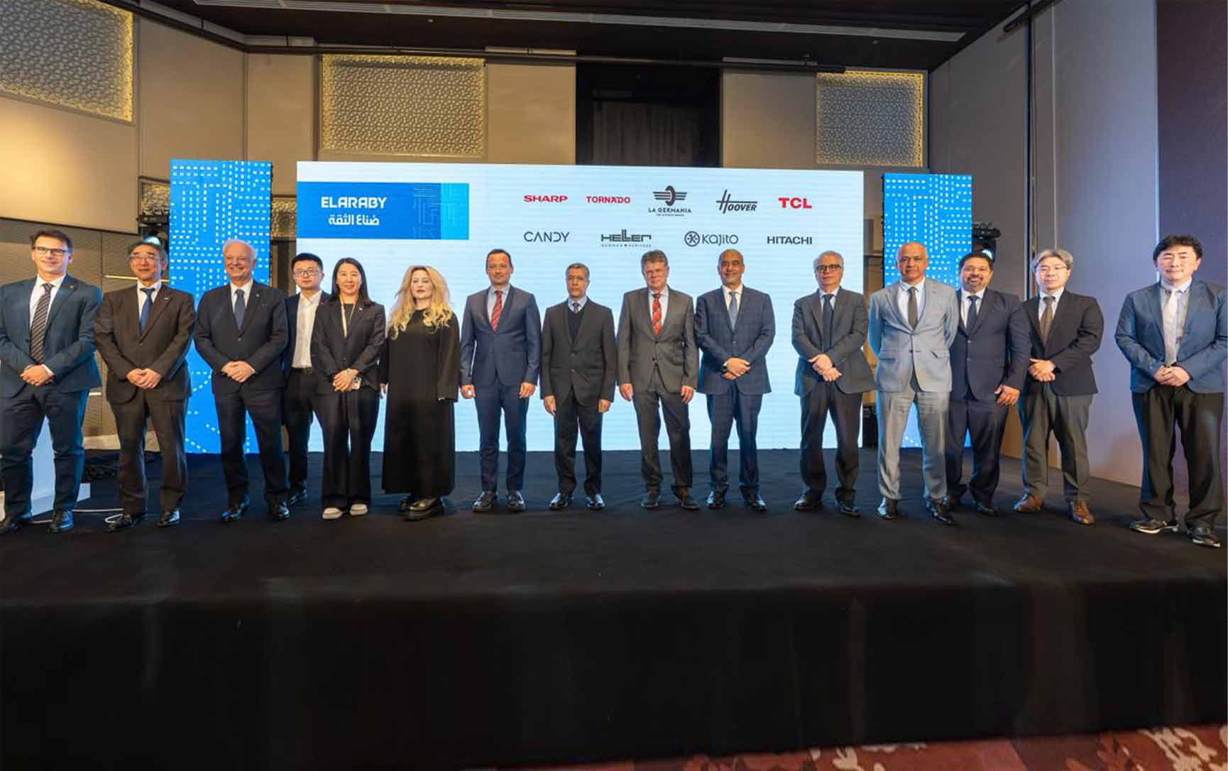 مؤتمر صحفي لمجموعة العربى للإعلان عن انتهاء التعاقدات مع توشيبا وكشف توسعات استثمارية جديدة