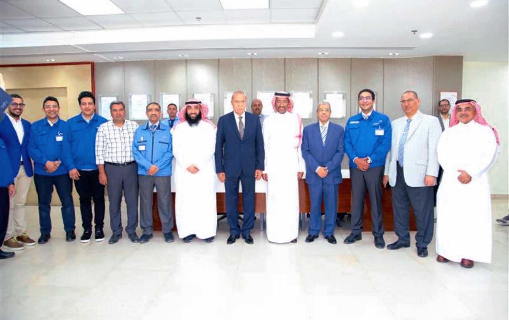 مجموعة العربى تستقبل معالي وزير الصناعة والثروة المعدنية السعودي